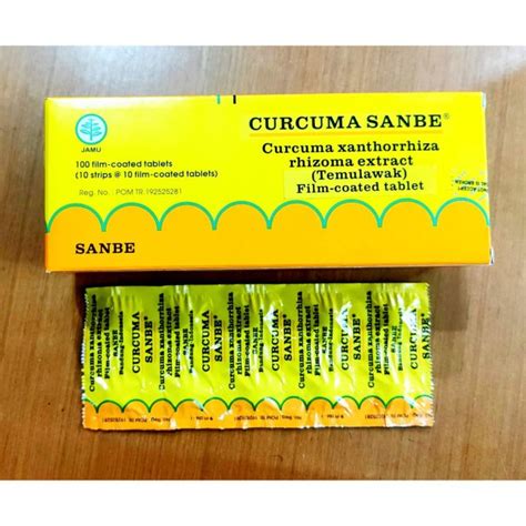 Curcuma Sanbe Strip Tablet Lazada Indonesia