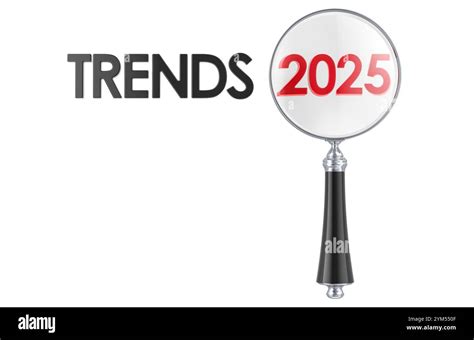 trends concept  rendering isolated   white background