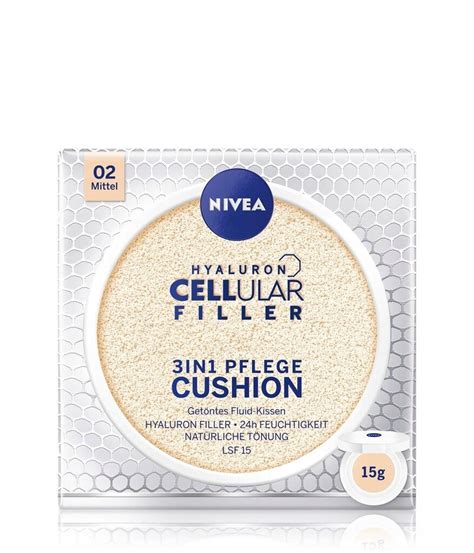 Nivea Hyaluron CELLular Filler 3in1 Care Cushion Meikkivoide 15 G 02