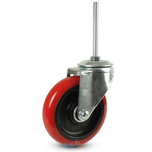 Polyurethane On Polypropylene Swivel Caster W Ball Bearing