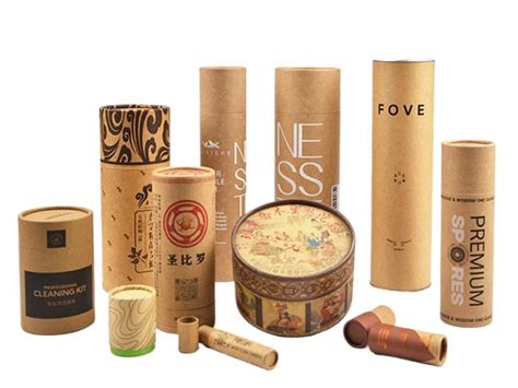 Printed Kraft Paper Tubes Packaging All Paper Tube Co