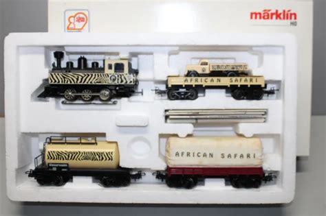 MÄRKLIN 28721 DELTA Digital Zugpackung Safari mit Dampflok Spur H0 OVP