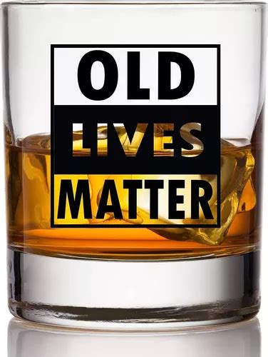 Old Lives Matter Vaso Escocés Para Whisky 11 Onzas Diver Envío gratis