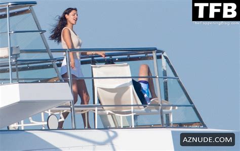 Eiza Gonzalez Sexy Seen Flaunting Her Hot Figure Alongside Mohammed Al Turki On A Boat In