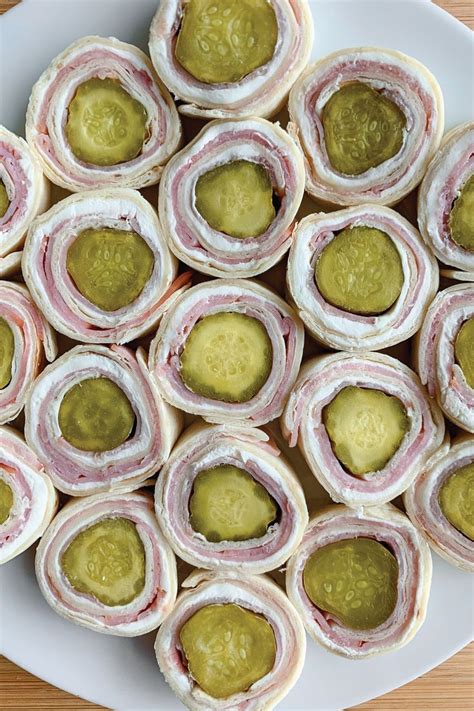 Classic Pickle Ham Cheese Tortilla Roll Ups Northernyum