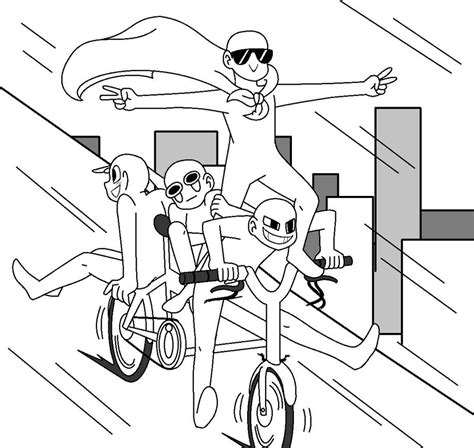 Draw The Squad Meme Base Bicycle By Queencookiemonster On Deviantart