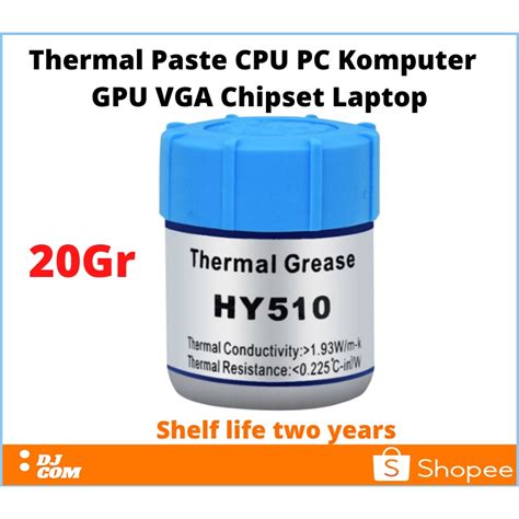 Jual Thermal Paste Hy Cpu Pc Komputer Gpu Vga Chipset Laptop