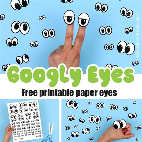 Cut Out Printable Googly Eyes