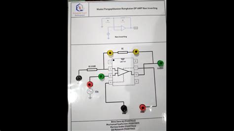 Modul Op Amp Non Inverting Teknik Mekatronika