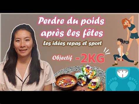 PERDRE DU POIDS APRES LES FETES IDEES REPAS ET SPORT OBJECTIF 2