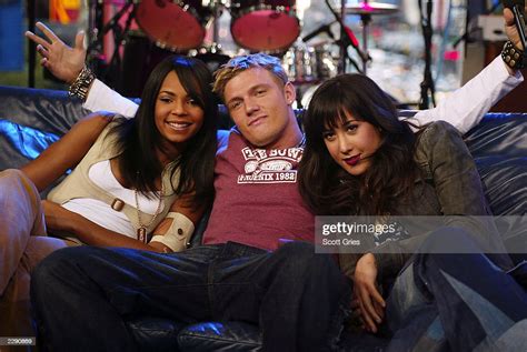 Ashanti Nick Carter And Vanessa Carlton During The Trl 1000th News