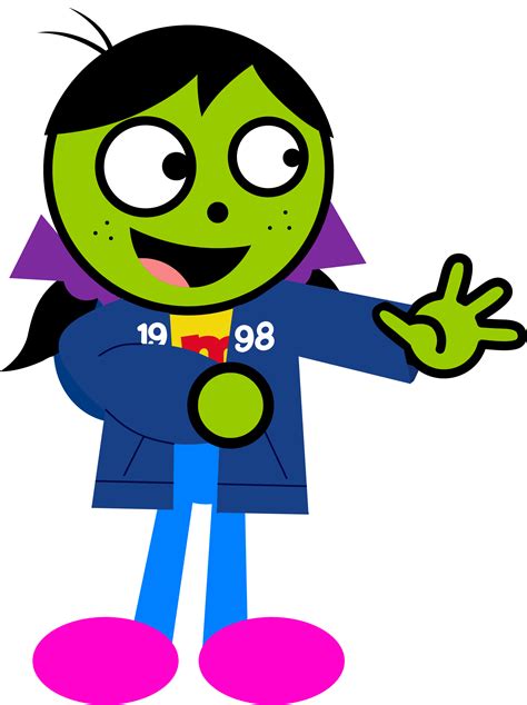 Pbs Kids Digital Art Mandy Putting On Her Jacket By Ianandart Back Up