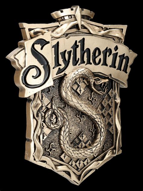 Wall Plaque Harry Potter Slytherin Crest