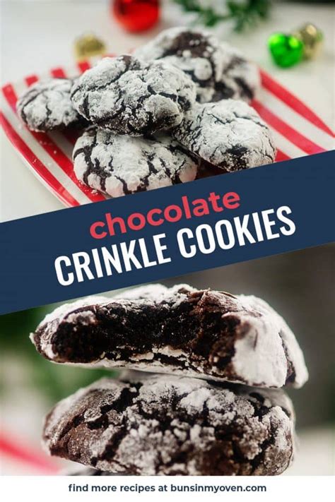 The Best Chocolate Crinkle Cookies Buns In My Oven