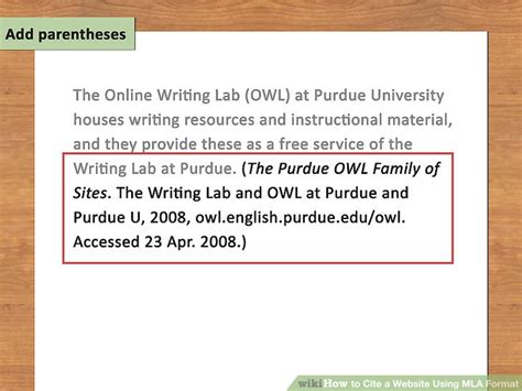 How To Cite A Website Using MLA Format 15 Steps With Pictures