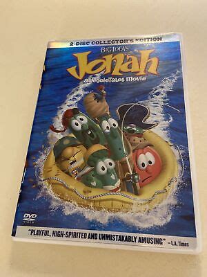 JONAH A VEGGIE Tales Movie DVD 2003 2 Disc Set Two Disc Set 4 76