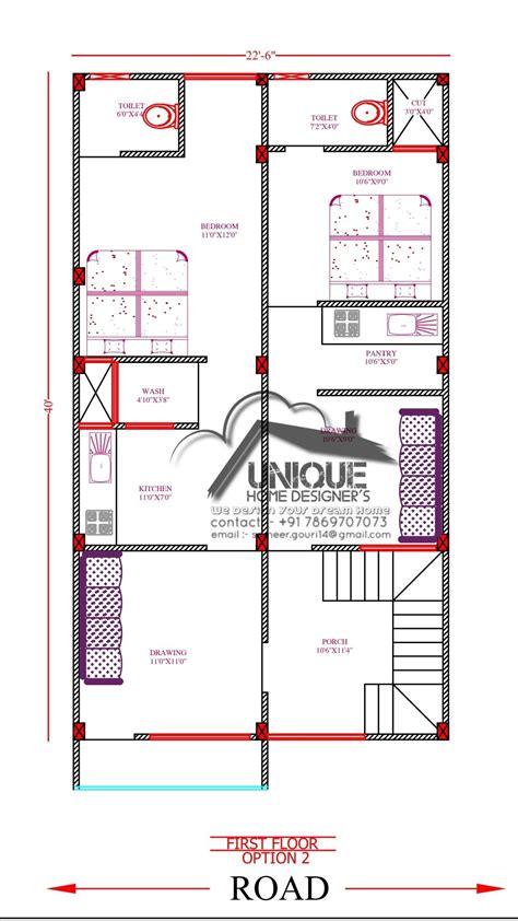 20by40 plan 20x40 house plan by Er. Sameer khan.. contact for more # ...