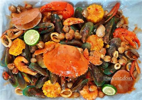 Resep Bancakan Seafood Saus Asam Manis Pedas Oleh Novia Ratna Dewi