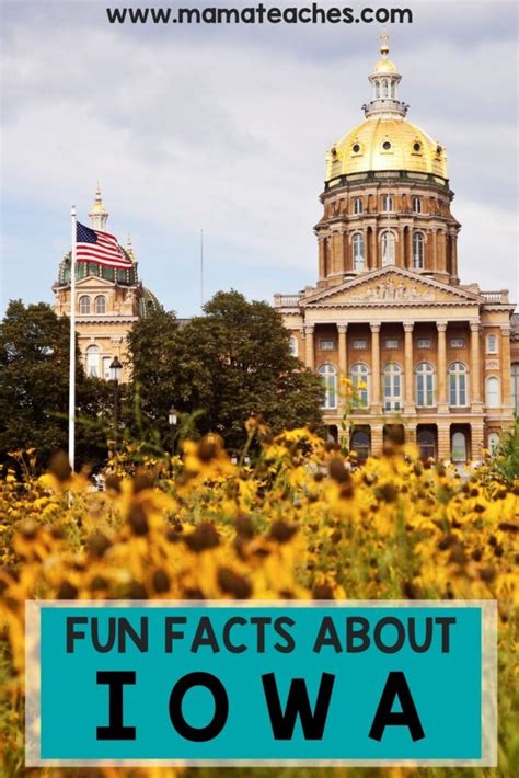 Iowa Fun Facts Mama Teaches