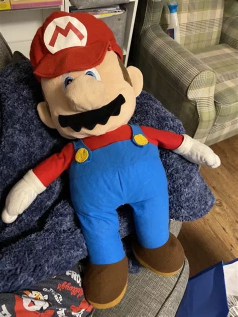 LARGE SUPER MARIO Plush Soft Toy 60Cm Super Sized Teddy R 0 99