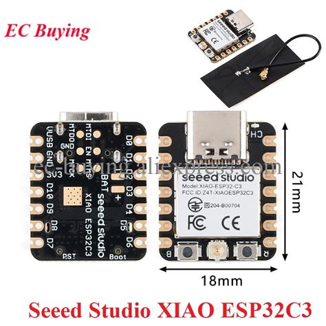 Seeeduino Seeed Studio Xiao Esp32 C3 Wifi Bluetooth Compatible Mesh 50