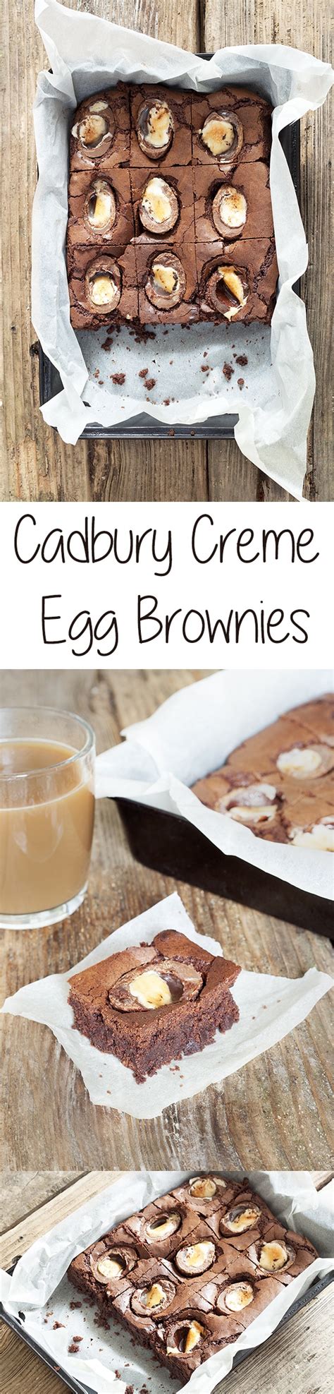 Yummy Cadbury Creme Egg Brownies Recipe | CookBakeEat