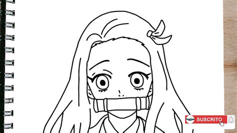 Como Dibujar A Nezuko Paso A Paso Kimetsu No Yaiba Youtube