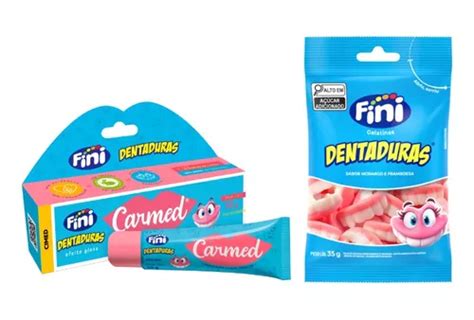 Kit Fini Carmed Dentaduras Fini Bala Dentaduras Parcelamento Sem Juros