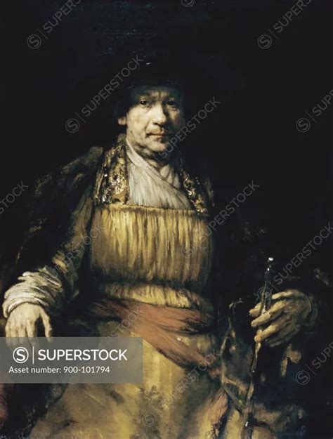 Self Portrait Rembrandt Harmensz Van Rijn Dutch Oil On