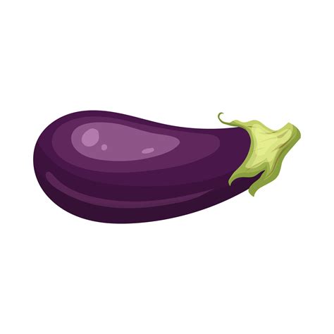 Eggplant Vegetable Cartoon Vector Illustration 17419316 Vector Art At