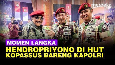 Momen Langka Hendropriyono Di HUT Kopassus Ada Salam Komando Bareng