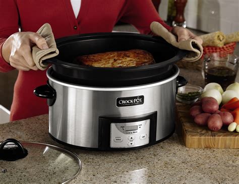 Crock Pot SCCPVI600 S 6 Quart Countdown Programmable Oval Slow Cooker