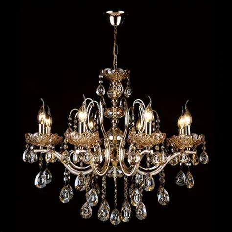 Lustre Candelabro 8 Braços Cristal Maria Tereza Elo7