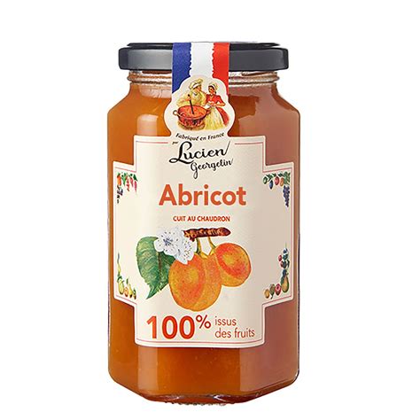 Confiture abricots rouge LUCIEN GEORGELIN le pot de 300 g à Prix