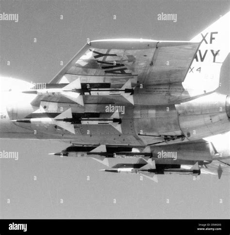 Vought F7u 3m Cutlass With Sparrow I Missiles Of Test And Evaluation