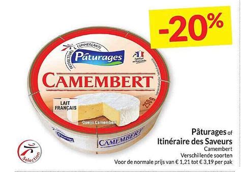 Pâturages of itinéraire des saveurs camembert promotie bij Intermarché