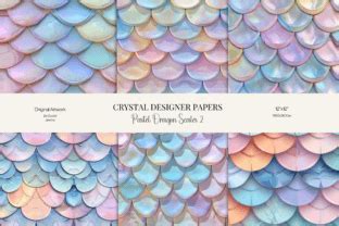 Pastel Dragon Scales Seamless Pattern Graphic By Crystal Jeanne