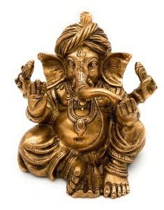 Bhunes Brass Ganesha Statue Ganesha Statues Ganesha Idols Pagadi