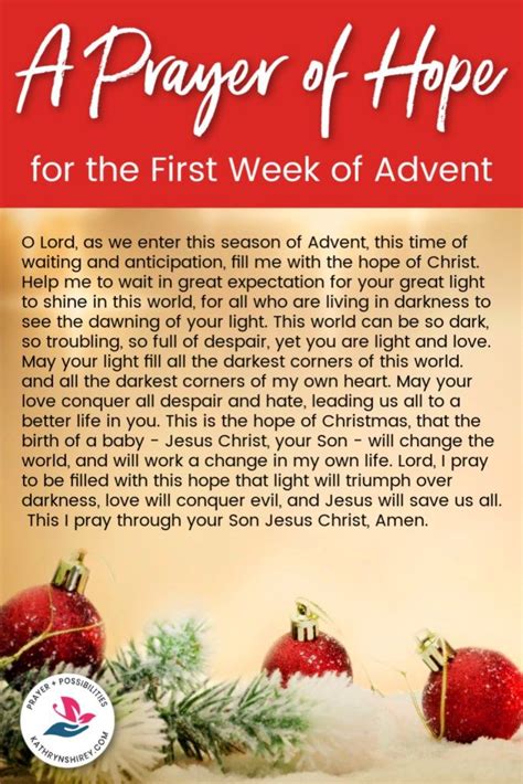 Prayer for the First Week of Advent | Advent prayers catholic, Advent ...