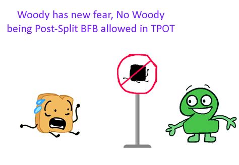 Woody has new fear, No Woody being Post-Split BFB by Abbysek on DeviantArt