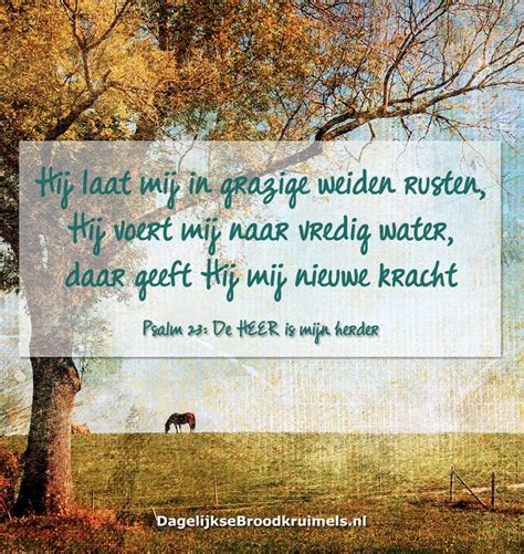 Psalm 23 2 Bijbelteksten DagelijkseBroodkruimels Psalm 23