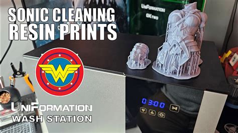 Cleaning Resin Prints With The Uniformation Ultrasonic Wash Station