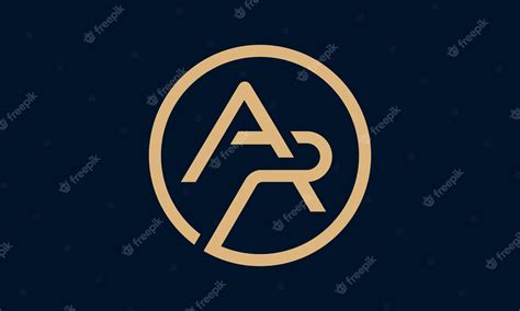 Premium Vector Initial Ar Logo Design Template