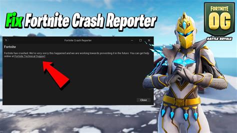 How To Fix Fortnite Season OG Crashing Fortntie Athena Crash Reporter