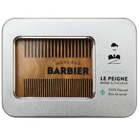 Peigne Barbe En Bois De Santal Monsieur Barbier Efficace Et Agr Able