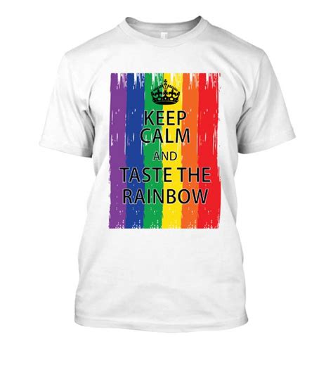 Keep Calm LGBT Gay Pride Shirt Taste The Rainbow Etsy
