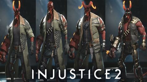 Injustice 2 Hellboy All Epic Sets And Gear Showcase Youtube