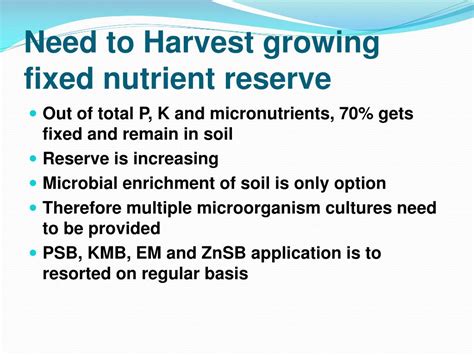 Ppt Biofertilizers An Input Less Exploited Powerpoint Presentation