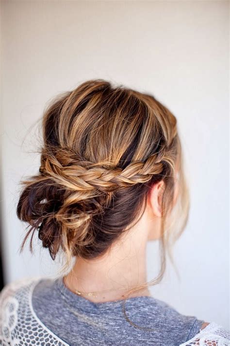 20 Easy Updo Hairstyles For Medium Hair Pretty Designs