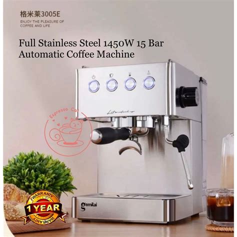 Gemilai Coffee Machine CRM3005E Full Stainless Steel Professional 15